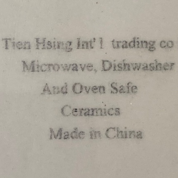 Tien Hsing Int'l Trading Co Holiday Ginger man Plate - Picture 3 of 5